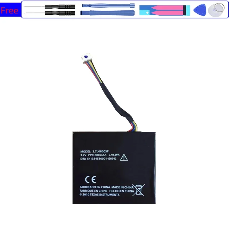 Цифровая батарея для TI-Nspire CX CAS 541384530001 -G0912 серии 3.7L0800SP 800 мАч