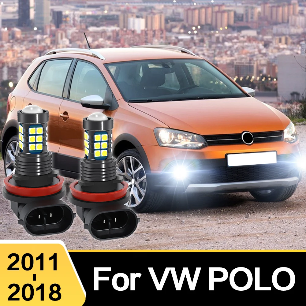Фонарь передней противотуманной фары для VW Volkswagen POLO 6R MK6 2011 2012 2013 2014 2015 2016 2017