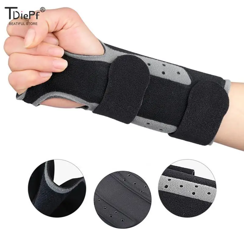 

1pcs Adjustable Wrist Brace Fitted Stabilizer Splint Carpal Tunnel Hand Compression Support Wrap For Wrist Injuries Pain Relief