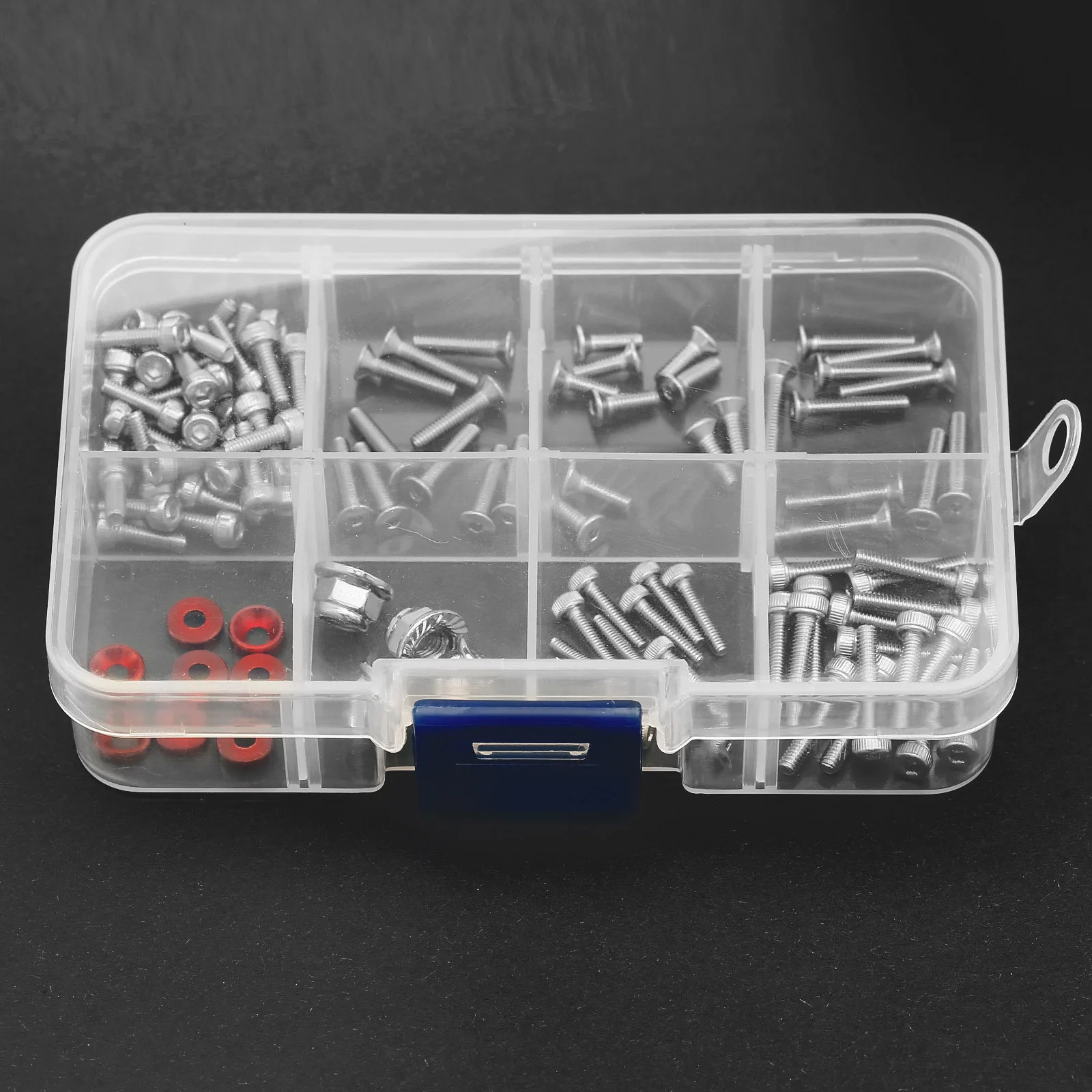1 коробка металлических винтов с шестигранной головкой и плоской круглой