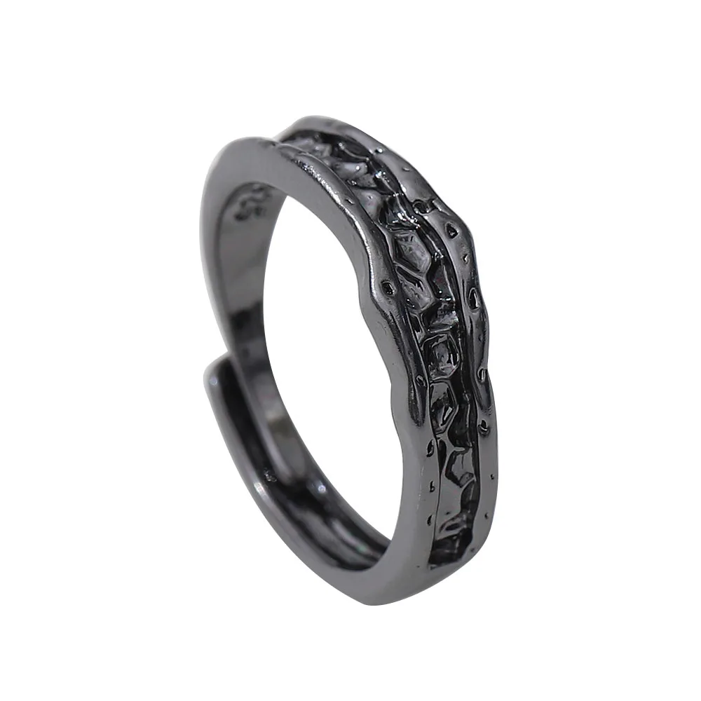 

Hip-hop Popular Rings Vintage Punk Metal Finger Ring for Men Women Adjustable Open Rings for Lovers Gift for Boyfriend Girfriend