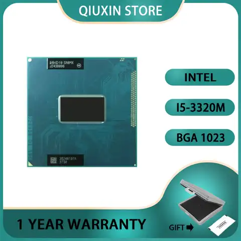 Бесплатная доставка, Intel CPU I5-3320M SR0MX I5 3320M SROMX 2,6G/3M HM75 HM76 HM77 100%, новые и оригинальные чипы IC