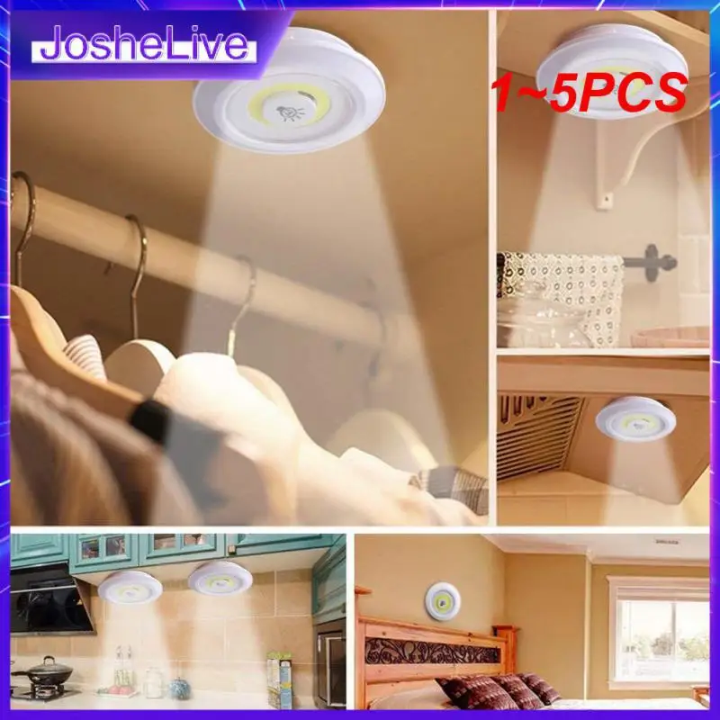 

Суперъяркий монолитный блок светодиодов, 1 ~ 5 шт., подсветка для шкафа, Беспроводное дистанционное управление, регулируемая яркость, гардероб, ночник, домашняя спальня, кухня