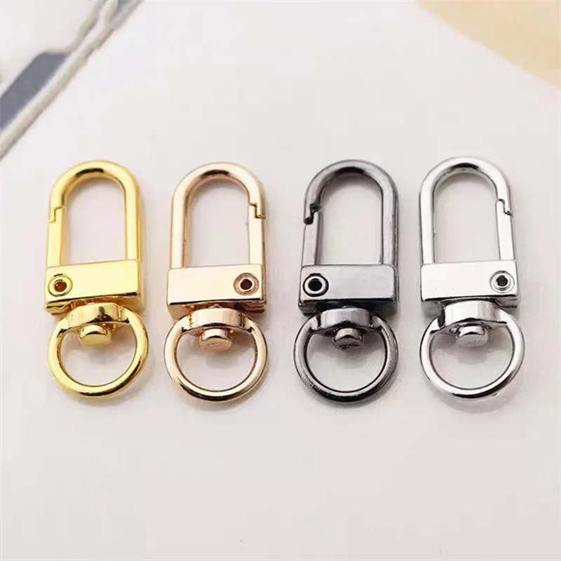 

10Pcs Snap Lobster Clasp Hooks Exquisite Clasps Keychains DIY Jewelry Making Findings for Keychain Dog Key Hook Supplies