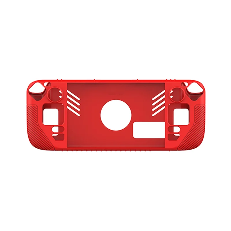 

Silicone Protection Cover for Steam Deck Controller Protector Anti-Scratch Shock Proof Frame Game Console Parts(Red)