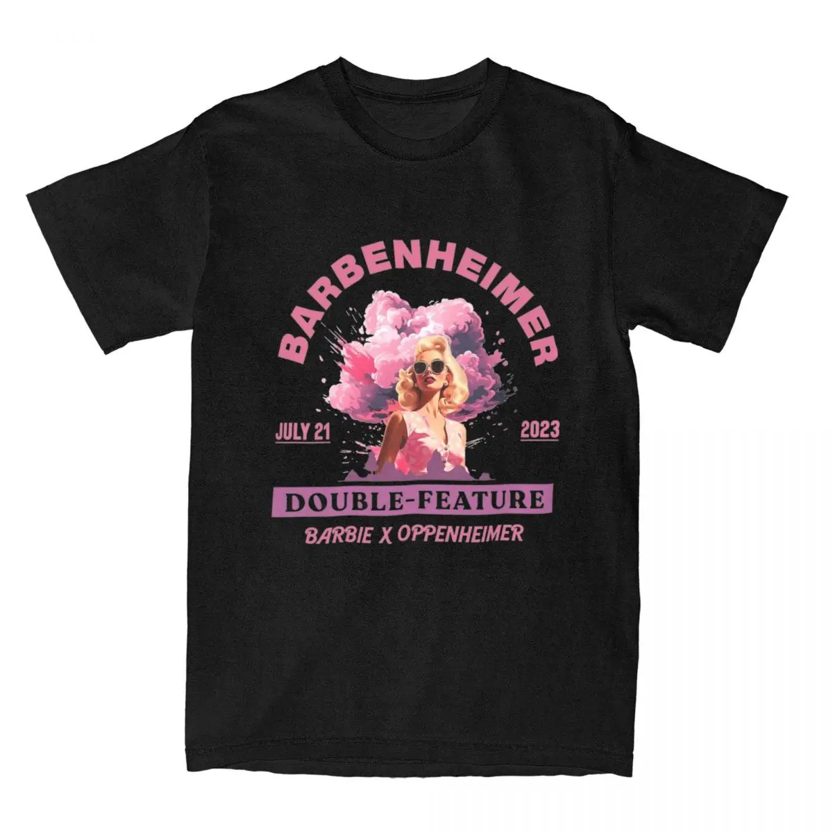 

Оригинальные аксессуары Barbenheimer 2023, футболки для мужчин и женщин, уникальные хлопковые топы, новое поступление