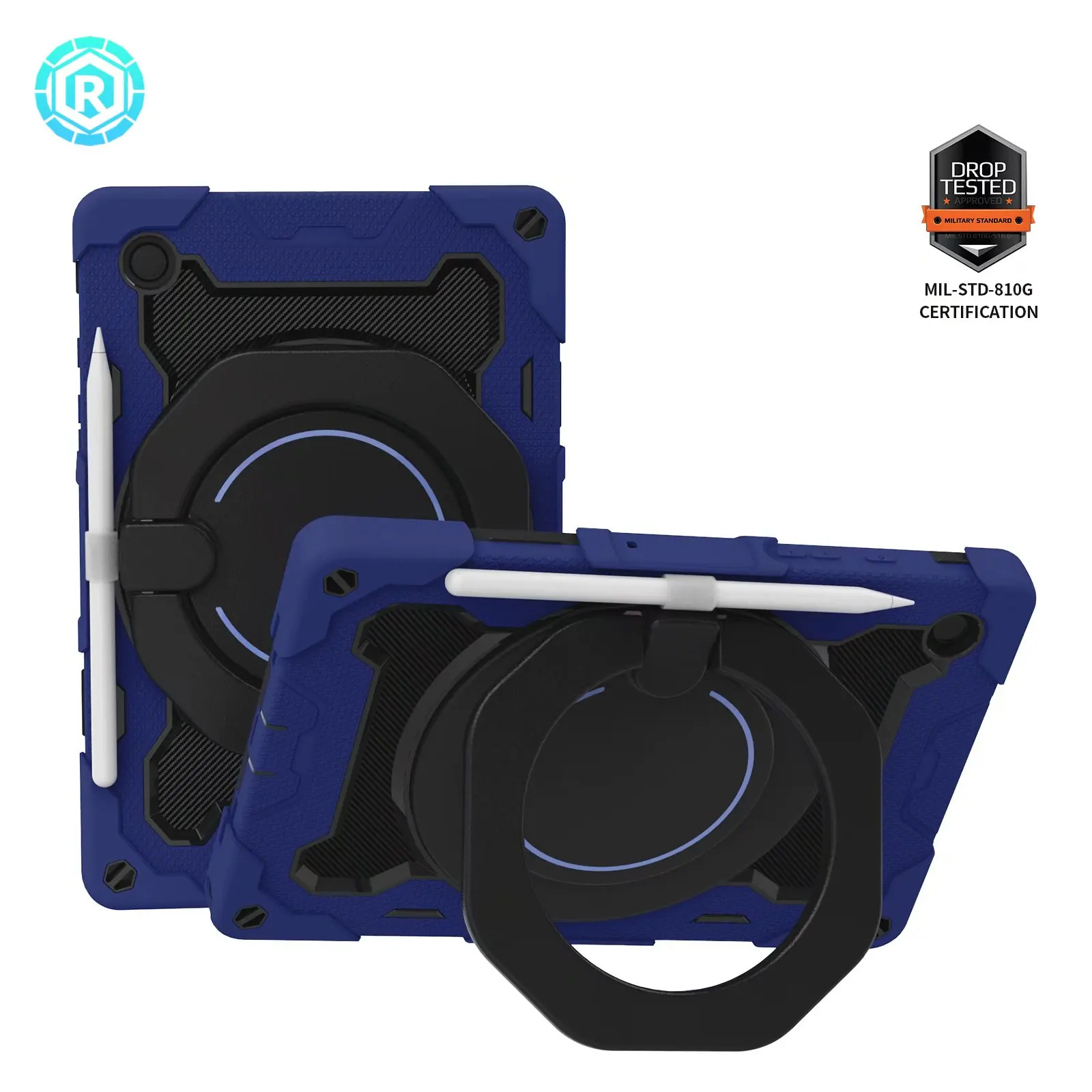 Heavy Duty Shockproof Hand Ring stand Kids Tablet Cover Case For Samsung Galaxy Tab A8 10.5 2021 SM-X200 SM-X205 X200 X205 +pen