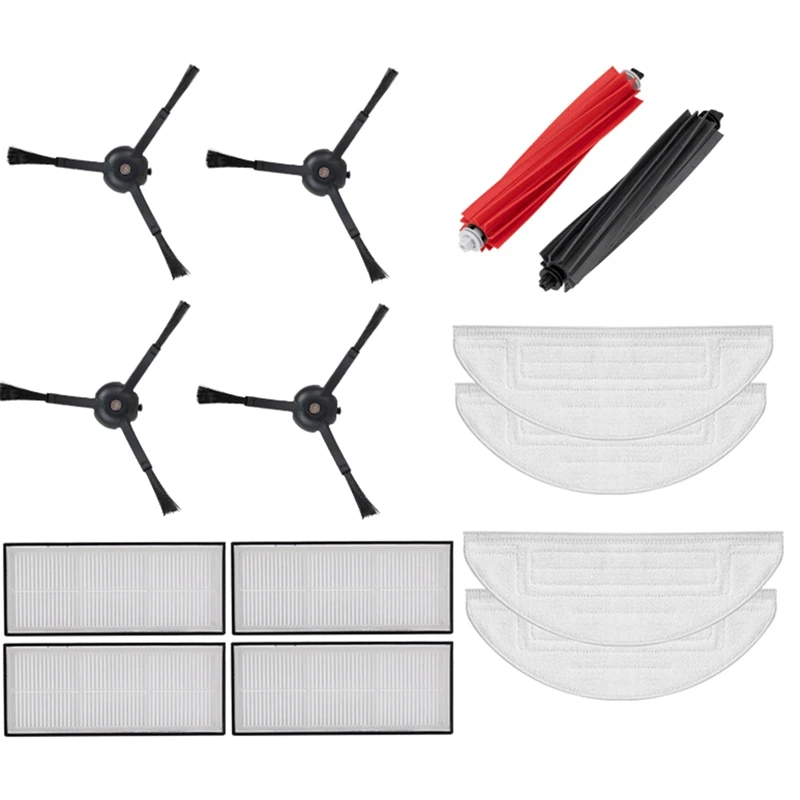

Washable Filter Main Brush Mop Cloth Side Brush Replacement Spare Parts Accessories For Roborock S8 S8 PLUS S8+ S8 Pro Ultra