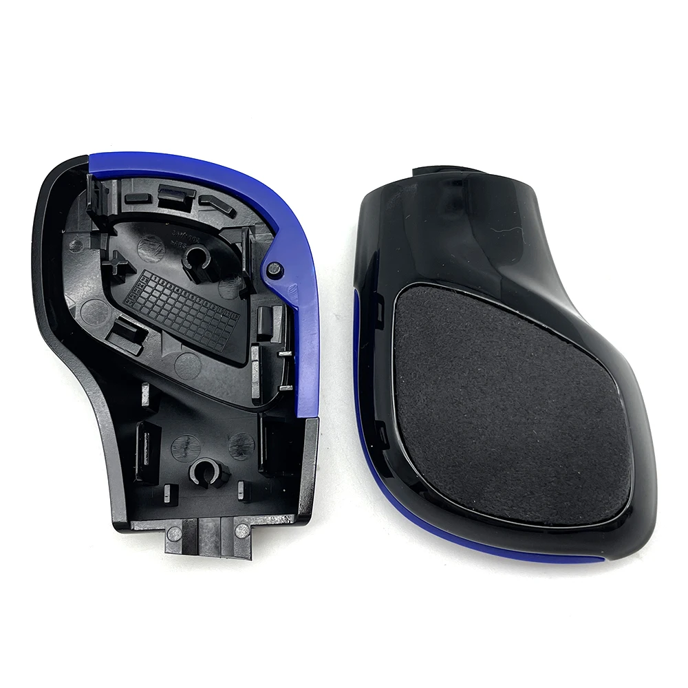 Черная Хромированная ручка переключения передач из замши боковая крышка DSG