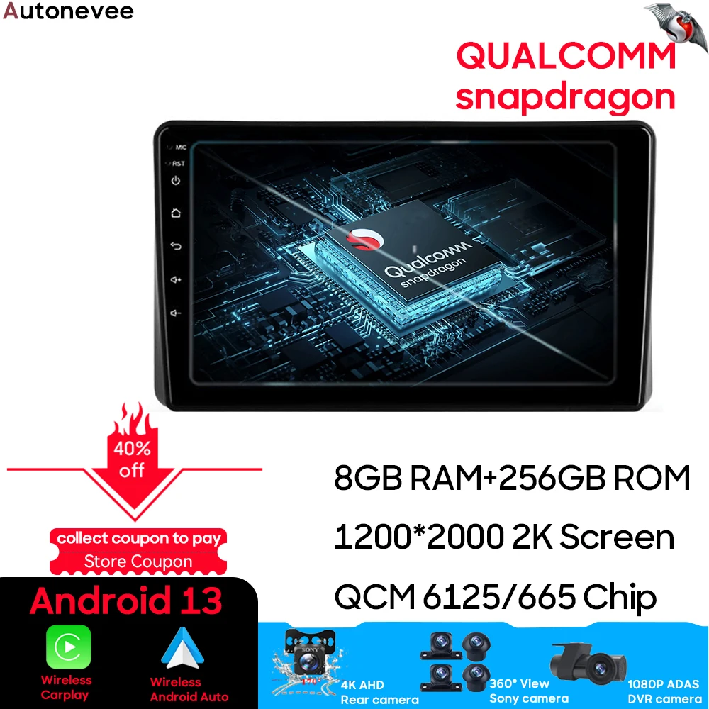 

Автомагнитола Qualcomm Snapdragon Android 13 для Nissan Teana J31 2003-2008, мультимедийный видеоплеер с GPS-навигацией и задней камерой