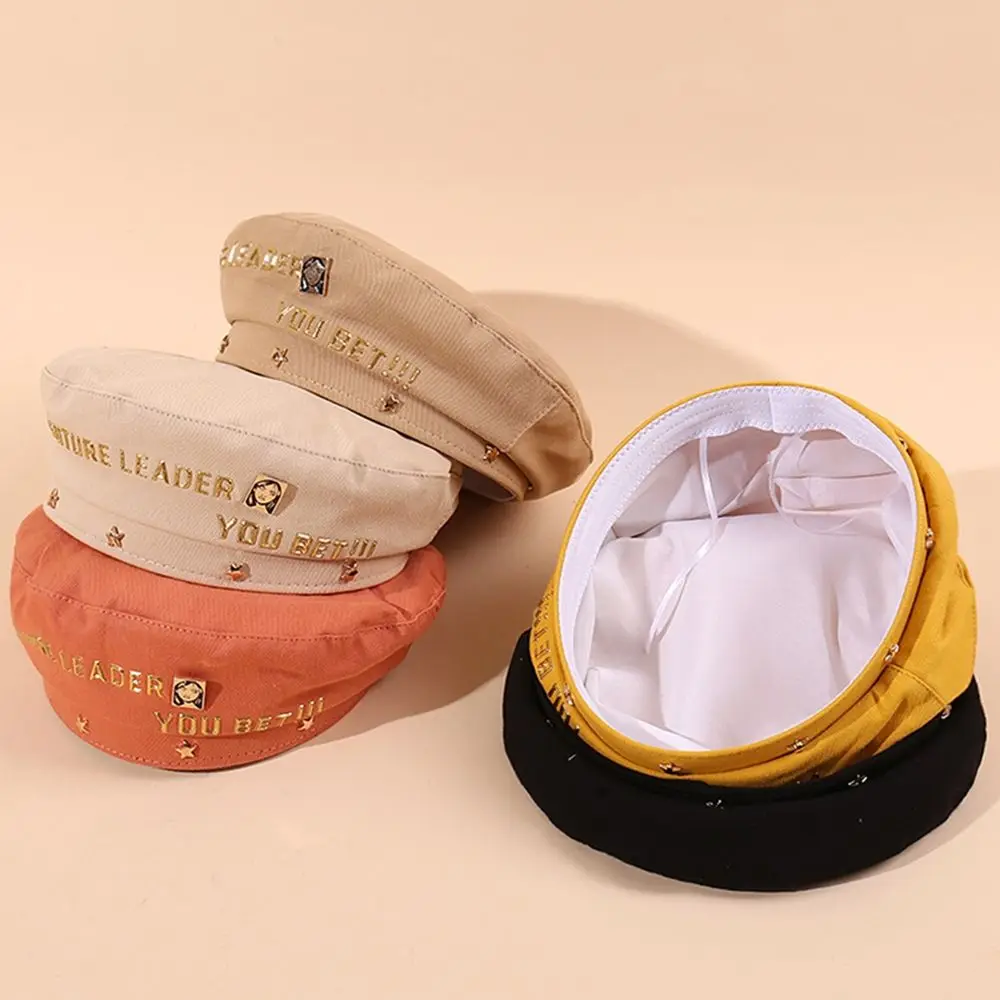 

Casual Japanese Women Fashion Beret Hat British Hat Newsboy Cap Painter Cap
