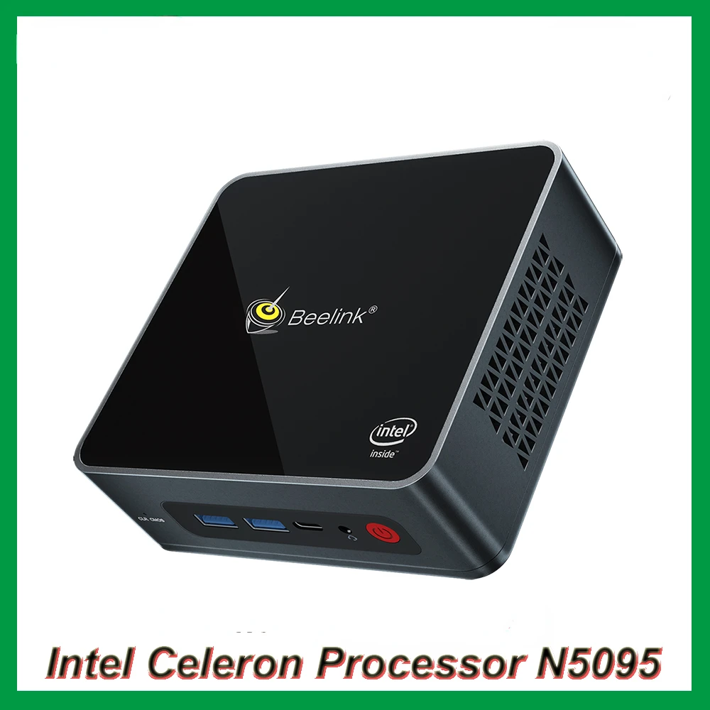 U59 Windows11 Mini PC Intel 11th Gen Processor N5095 16GB DDR4 512GB 2.9Ghz WIFI BT Support HDD Mini Desktop Computer Gaming