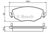 

BOSCH 0986460969 ON BRAKE BALATASI SCORPIO 9298 MONDEO 1.6 / 1.8 / 2.0 / 1.8TD / 2.4 / 2.5TD 9300 GRANADA 9294 COUGAR 2.5 980