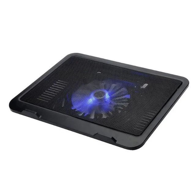 

New V19 Laptop Radiator Base Mute Super Silent Single 2 Fan Cooling Pad Notebook Cooler Height Bracket