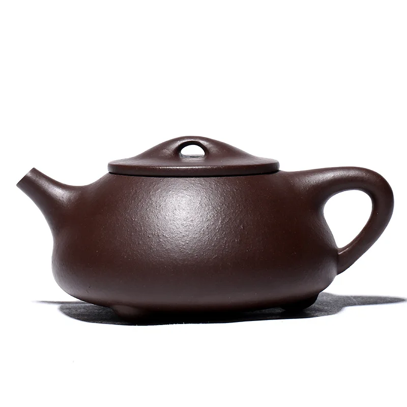 

Jingzhou Stone Ladle Teapot Zisha Teapot Yixing Handmade Pot Kung-fu Teaware Purple Clay Drinkware For Puer Green Black Chinese