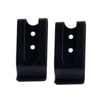2pcs buckle clip belt clip manganese steel hooks clasp double holes spare parts for belt bag leather crafts diy