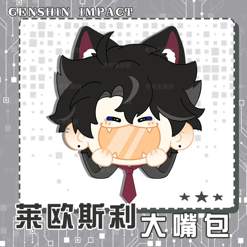 

Сумка на плечо Game Genshin Impact Wriothesley для женщин, модная сумочка через плечо с большим носиком, рюкзак, кошелек, кошелек, забавный подарок