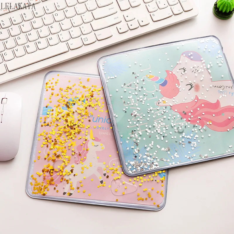 

21 см мультфильм фигурку аниме белый фарфоровый Печатный Животные ПВХ креативный милый Единорог птиц Мышь Pad Косплэй мягкая удобная колодка