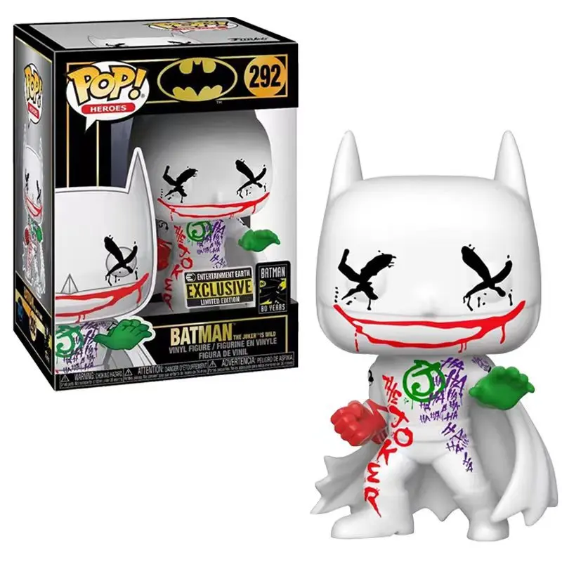 Funko поп-герои DC COMICS BATMAN 292 # the Joker Is Wild Model ПВХ Коллекционная Виниловая фигурка Exlusive