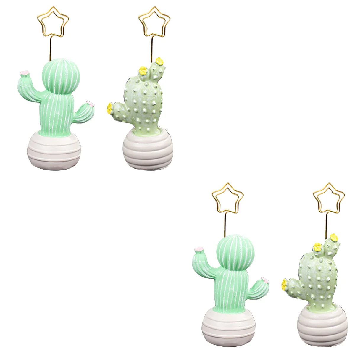 

4 шт., декоративные зажимы для фотографий, в виде кактуса
