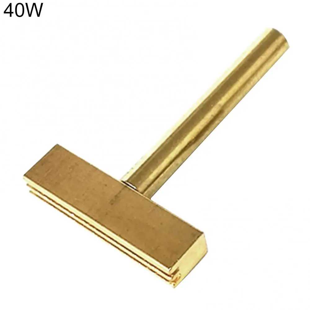 

30/40/60 Вт сварочная головка для пайки, Электрический Т-образный железный наконечник, насадка для горячего прессования