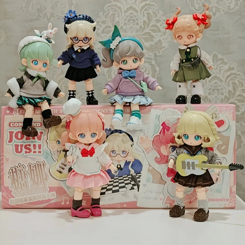 Teennar Club Recruit New Series Blind Box 1/12 Bjd Dolls Caja Misteriosa Случайная модель Mystery Kawaii Фигурка Игрушка