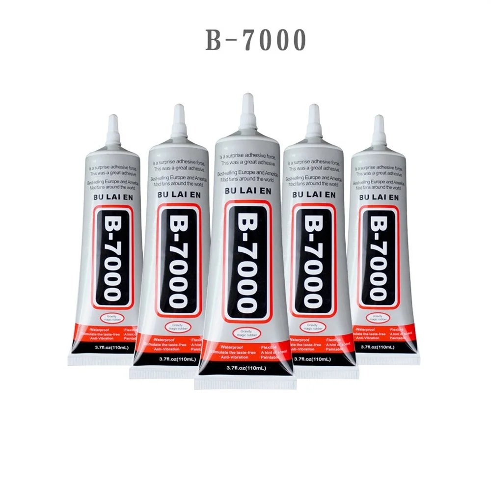 

5pcs B7000 110ml Multipurpose Industrial Adhesive Make Crystal Jewelry Clothing Repair Phone Screen Glass Liquid Glue