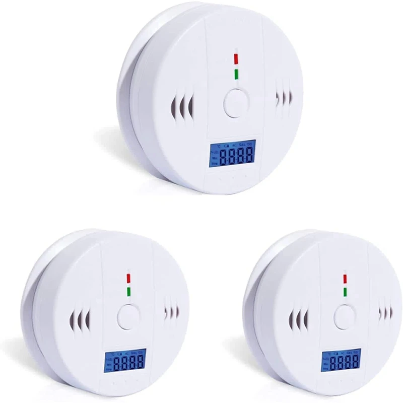 

Carbon Monoxide Gas Detection With Warning Alarm CO Gas Monoxide Poisoning Smoke Gas Sensor Warning Alarm Detector