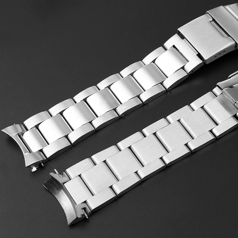 Curved End Stainless steel Watch Strap for Longines master Conquest HydroConquest L3.642.4 L3.781.4 Bracelet Accessories 21MM