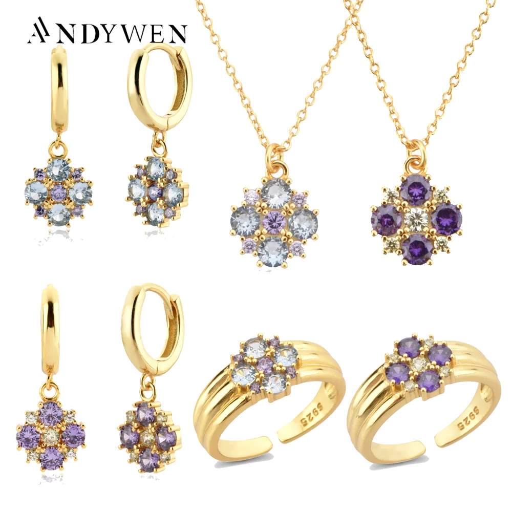 Комплект из колье и серёг серебра 925 пробы | Украшения аксессуары