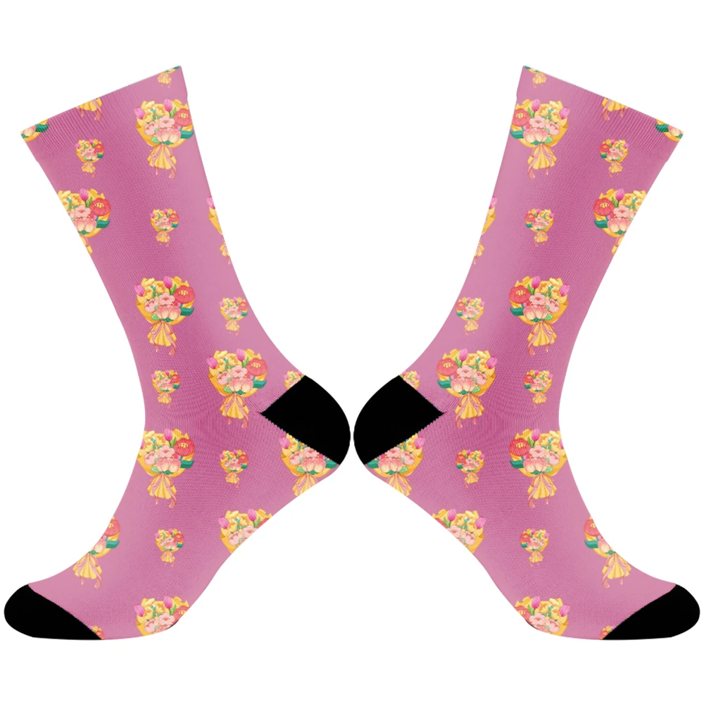 Новинка винтажные носки с тропическим рисунком под заказ принтом обувь