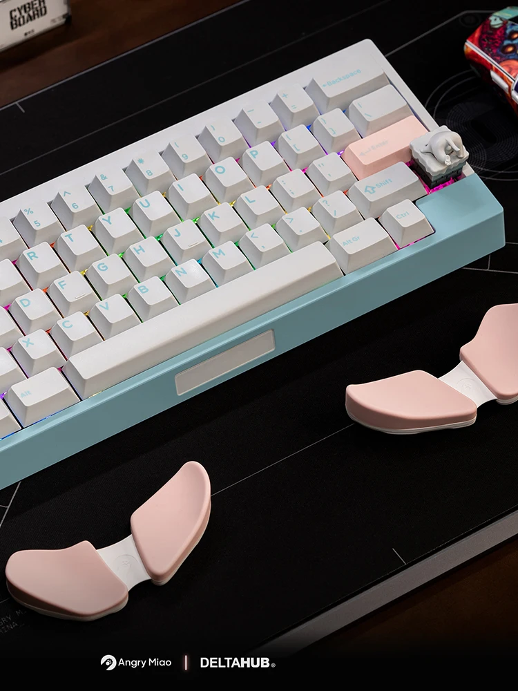 AngryMiao DeltaHub Carpio2.0 силиконовый эргономичный дизайн с разделенной поддержкой