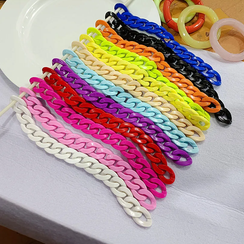 

60/120cm Detachable Handle Replacement Bags Strap Acrylic Shoulder Belt Strap DIY Resin Handbag Strap Women Bag Accessories New
