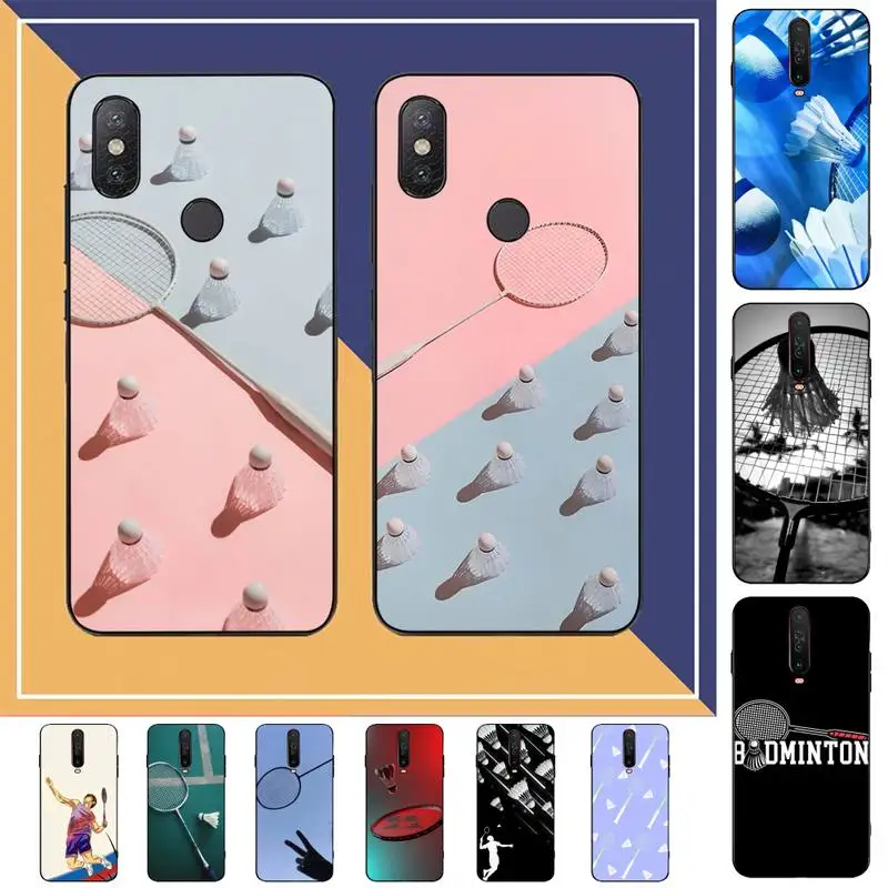 

Badminton Sport Phone Case for Redmi Note 8 7 9 4 6 pro max T X 5A 3 10 lite pro