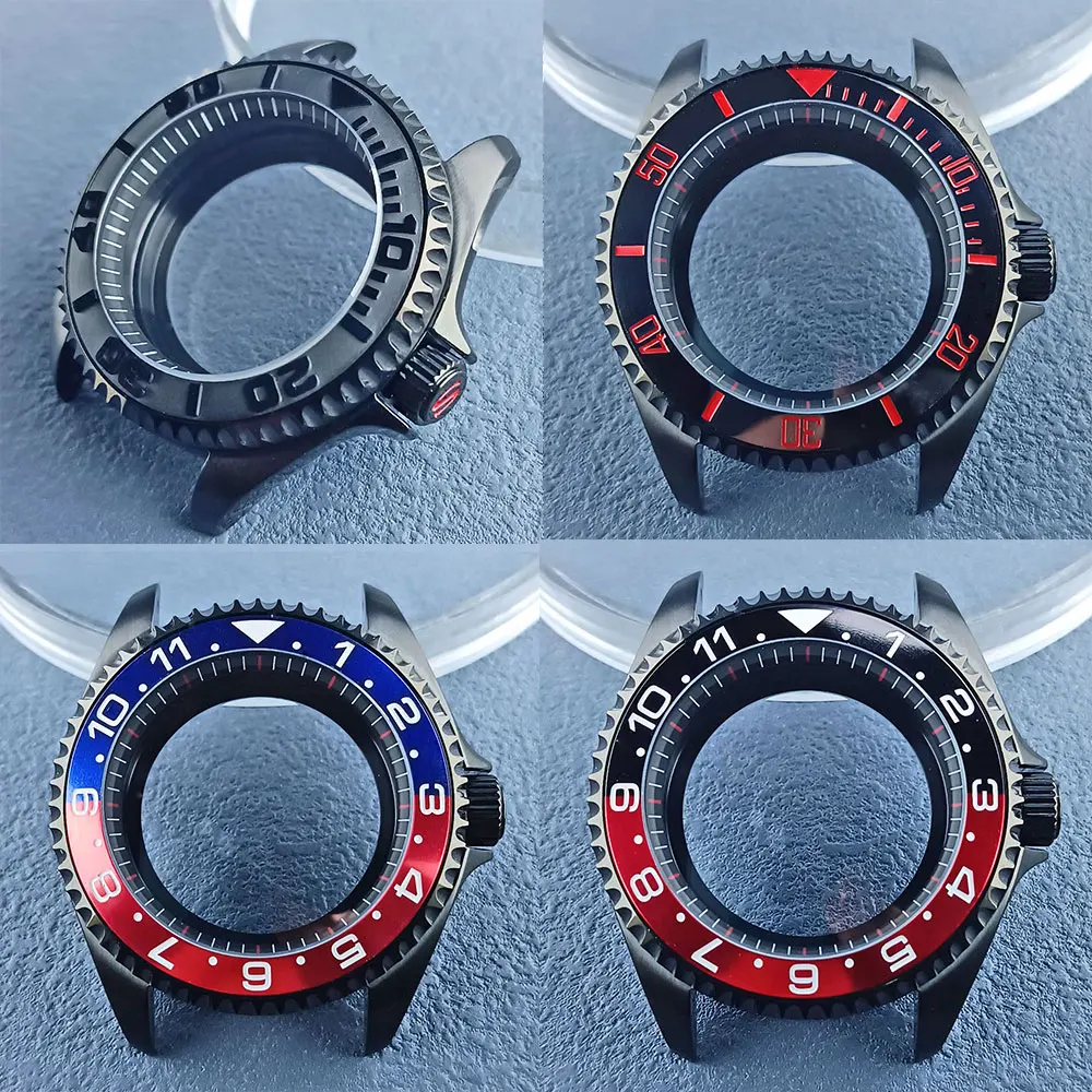 Часы SKX 007 черные механические 41 мм 10 бар