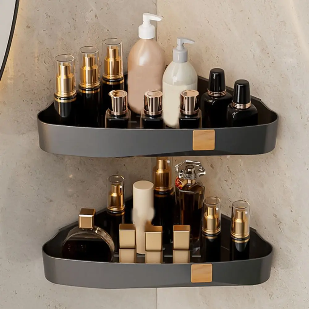 Практичная пластиковая полка для ванной комнаты настенная ванны и душа большая