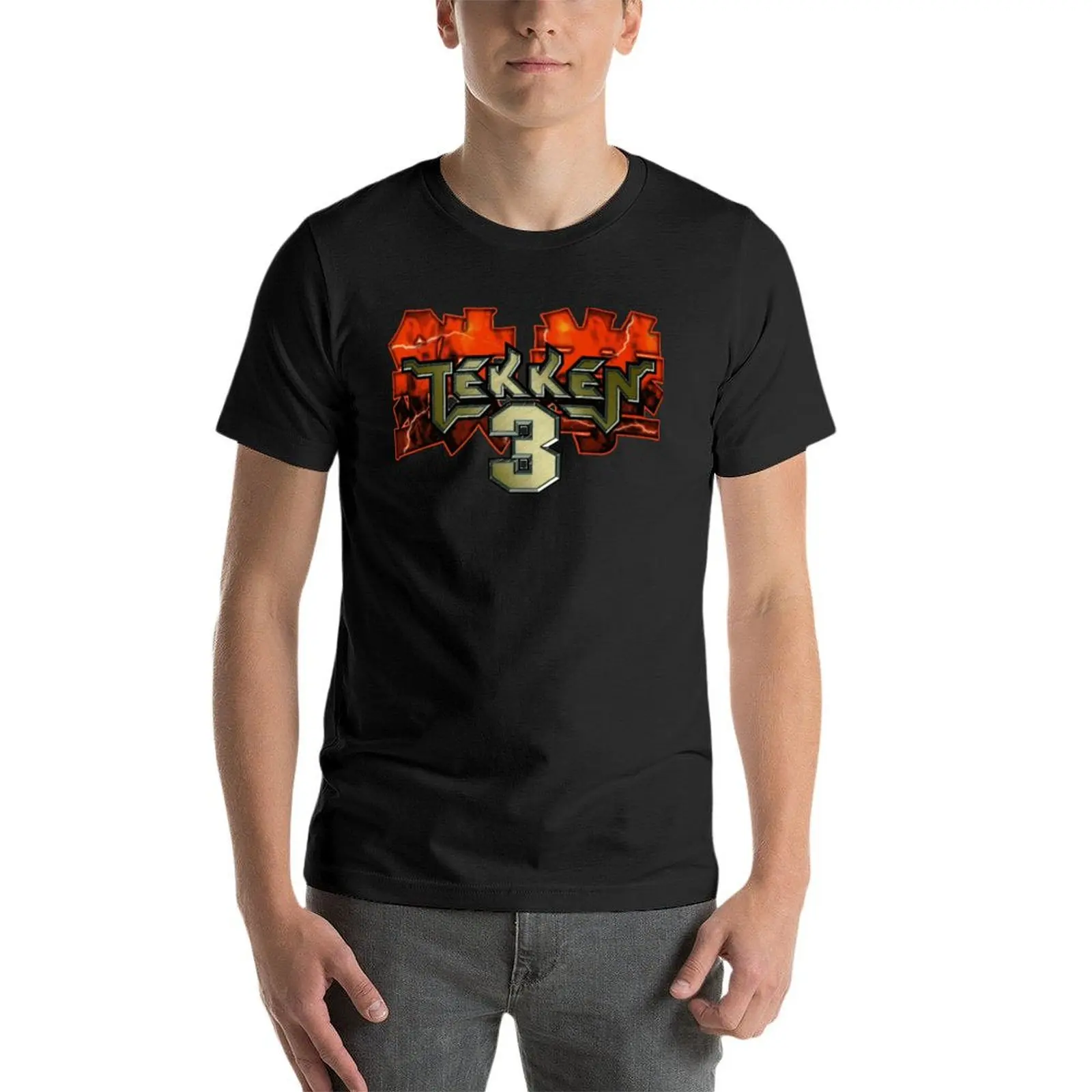 

Tekken 3 Oversize T-Shirts Harajuku Men'S Clothing Short Sleeve Streetwear Big Size Tops Tee