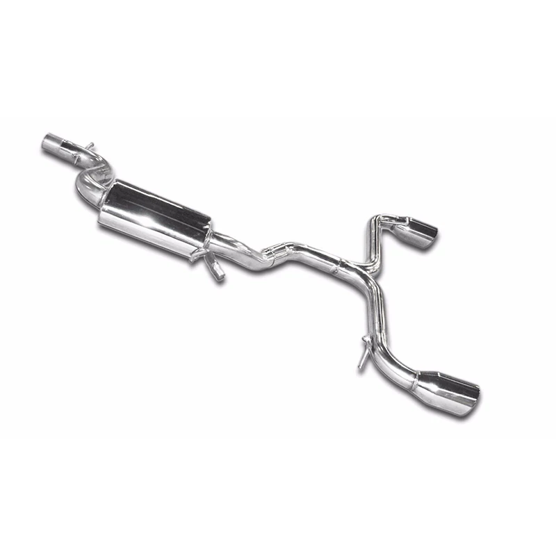 SS Catback Turbo выхлопная труба для 09-12 VW Golf Vi GTi 2 0 T MK6 3 5 &quotнаконечник