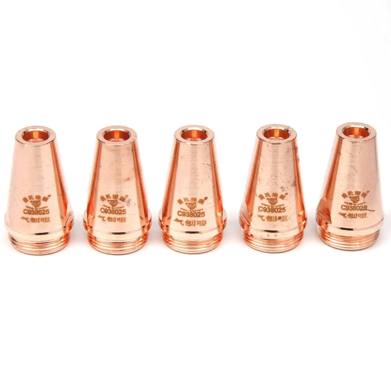 P80 P-80 Air Gouging Nozzle Engroove Tip Replace Carbon Rod Plasma Cutting Torch Consumables 5 Pieces