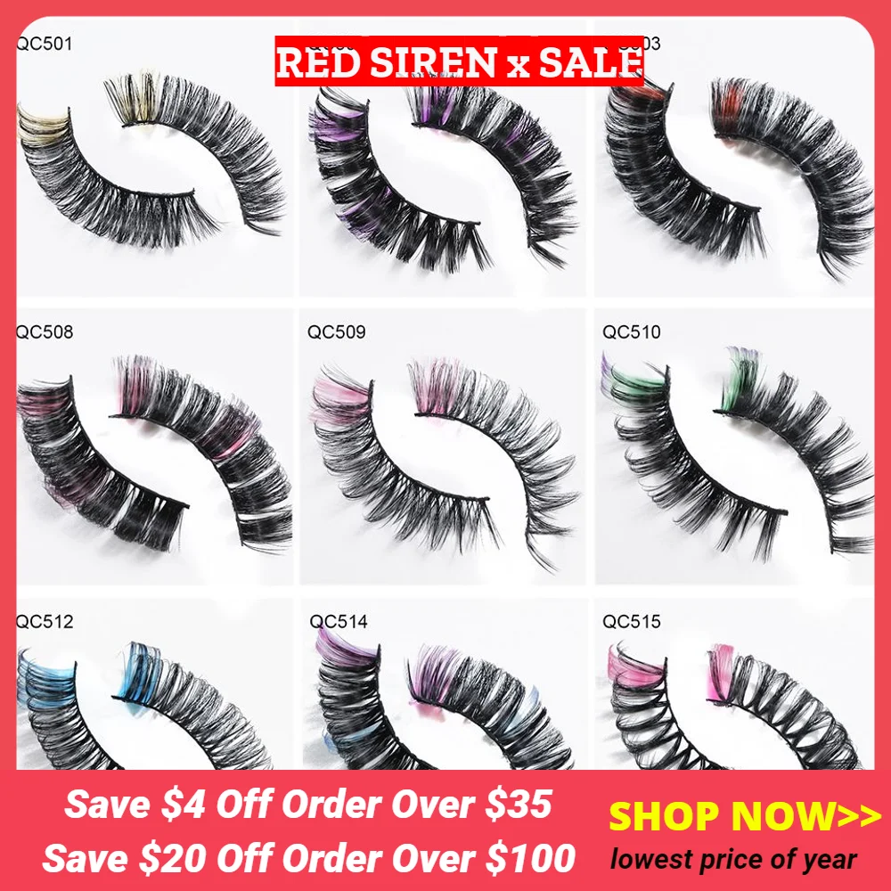 Ed Lashes New Arrival Russian Strip Lashes Dramatic Natural D Curl Lashes Makeup False Eyelashes