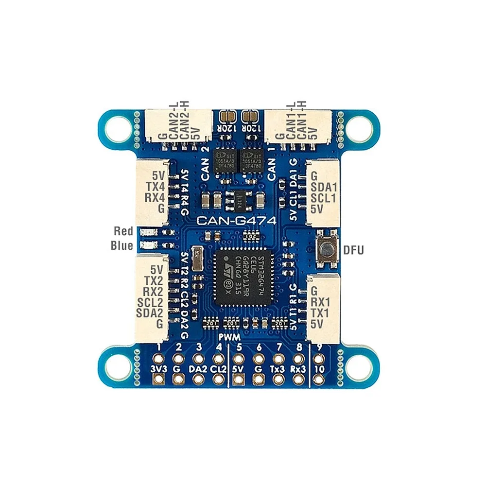 MATEK CAN-G474 ArudPilot AP_Periph прошивка адаптер на базе узла с 5 Мбит/с CAN трансивер STM32G474 MCU