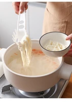 2022new household multifunctional colander kitchen pasta noodle scoop household egg yolk egg white separation kitchen gadget