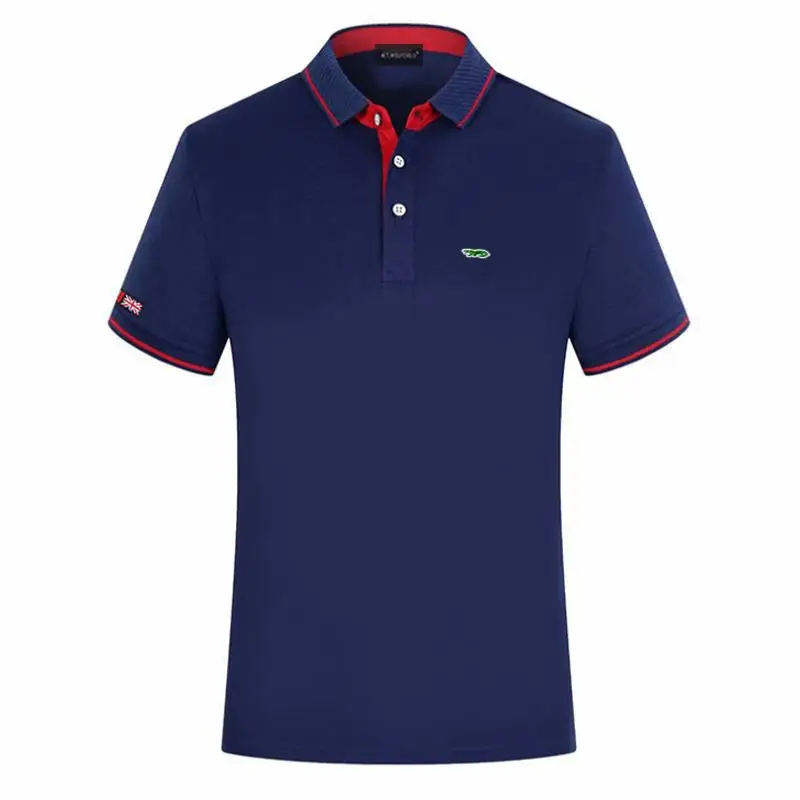 Женская летняя рубашка-поло с коротким рукавом и вышивкой | Мужская одежда