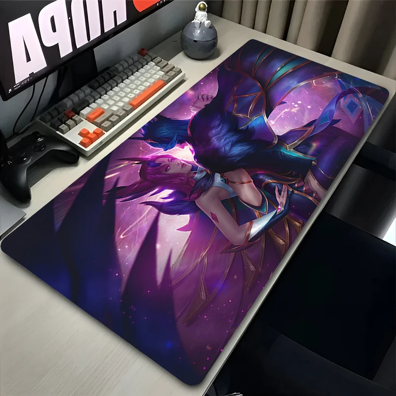 Большой игровой коврик для мыши L-league Of Legends Xayah Rakan XXL Клавиатура Gamer Коврик на