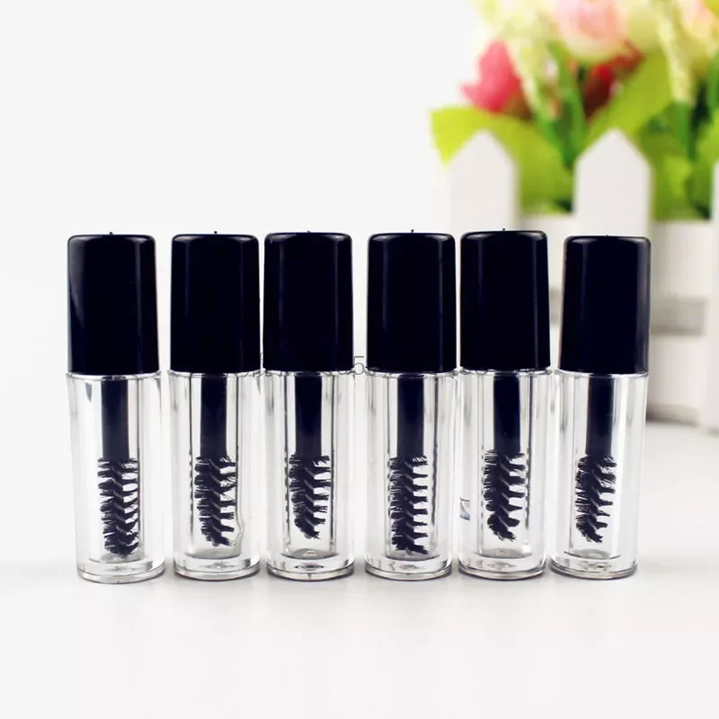 

NEW2023 2/10PCS/Lot 3/10ml Empty Mascara Tube lash Cream Vial Liquid Bottle Sample Cosmetic Container with Leakproof Inner Black