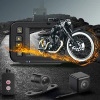 cheap dual camera motorcycle dash cam front and rear waterproof dvr for motobike