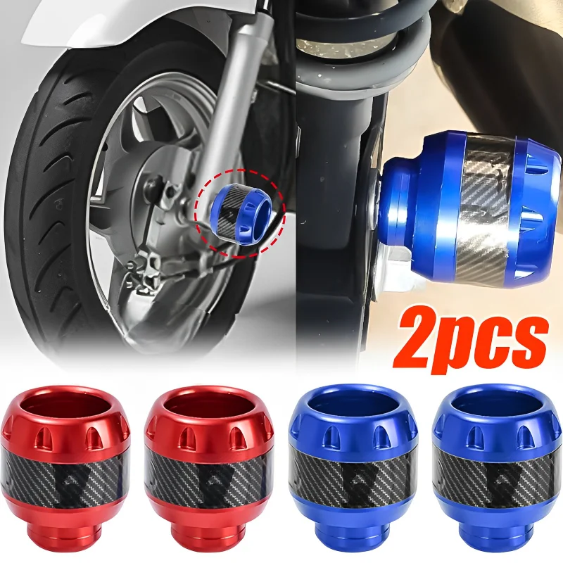 

Motorcycle Frame Slider Aluminum Alloy Universal Front Fork Cup Drop Squeeze Protector Motorcycle Pedal Carbon Fiber Accessories