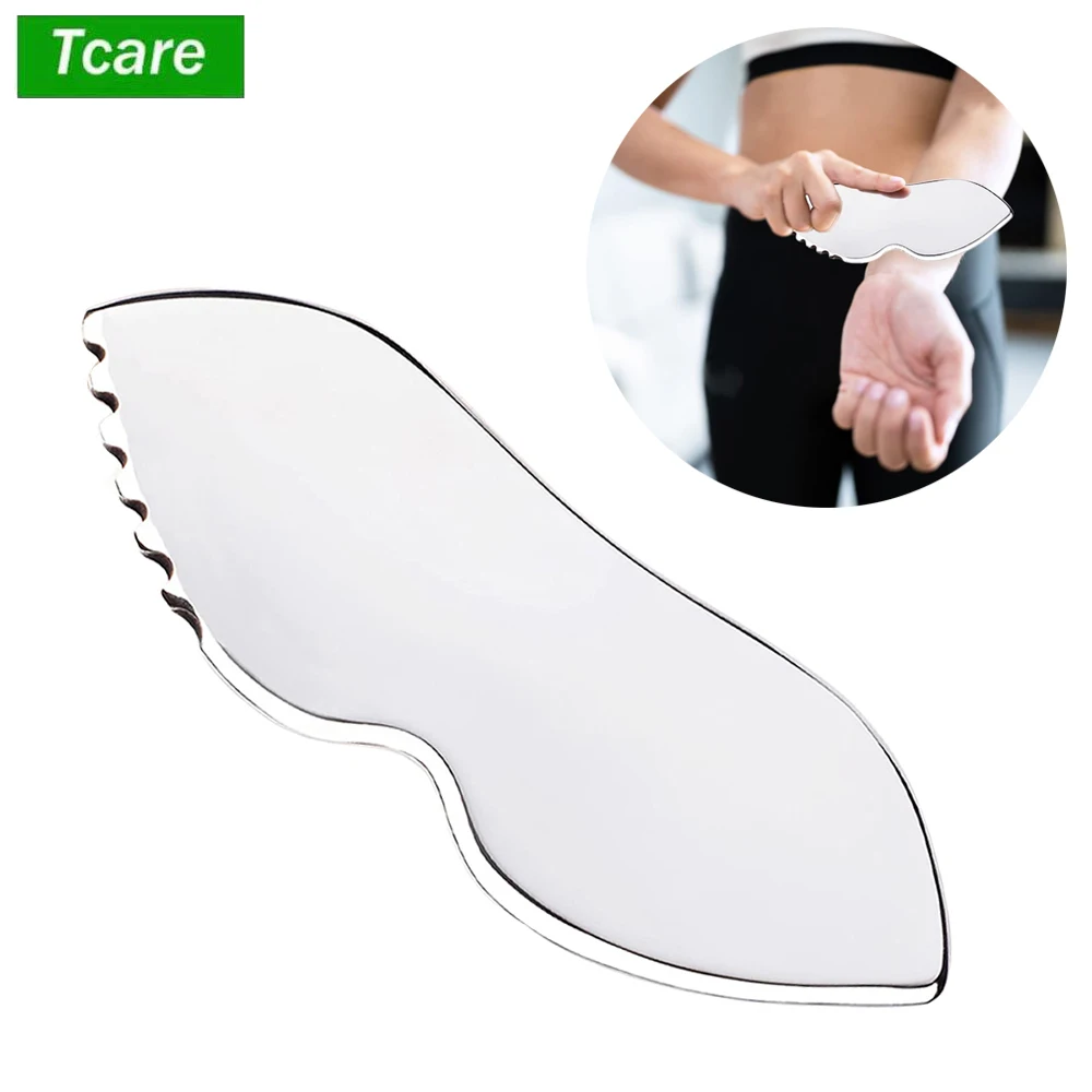 

Tcare Stainless Steel Sculpting Tool,Myofascial Gua Sha Massage Board for Soft Tissue,Pain Relief,Physical Therapy for Body Care
