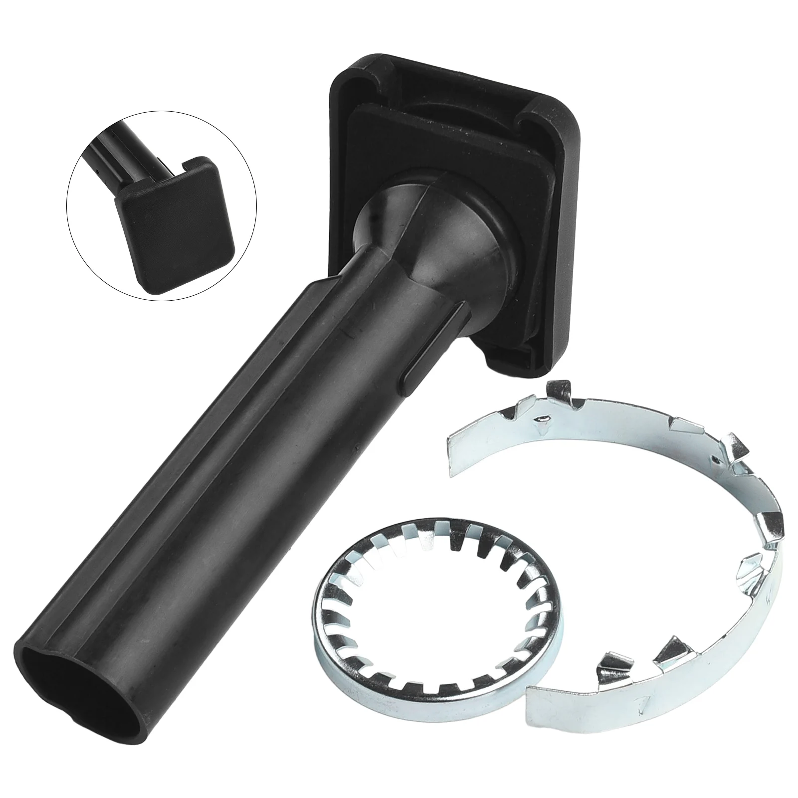

Durable Repair Kit Accessories Parts Plastic Spare Tire Carrier Lock Cover Tube Vehicle W/ Rings For Silverado
