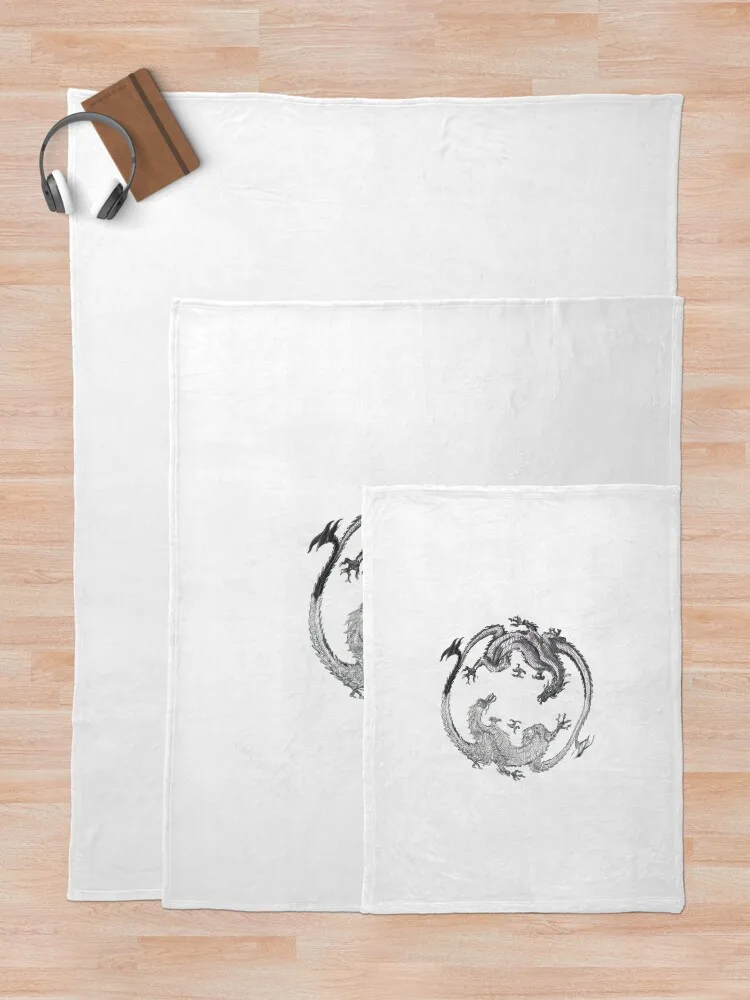 Одеяло с драконом Инь Ян Утяжеленное постельное белье Одеяла